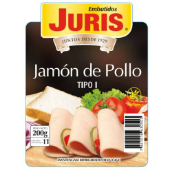 JAMON DE POLLO JURIS (PRECIO x UNIDAD DE 200GR)