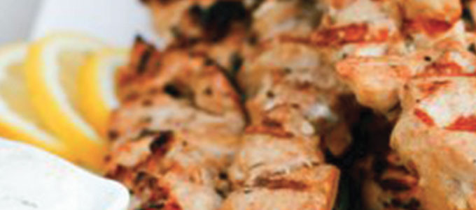 Pinchos de pollo y pimiento Pinchos de pollo y pimiento